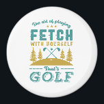 Imán Funny Golf Player Quita a los golfistas que aman e<br><div class="desc">El arte de jugar con ti mismo. Diseño divertido y humorístico para el golf, entrenador de golf o aficionado al golf. Esta vintage mercancía retro es ideal para los que disfrutan jugando golf en el campo de golf, poniendo y anotando pájaros. Perfecto para los golfistas profesionales, los que juegan al...</div>