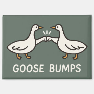 Imán Funny Goose Bump Personalizado   Fist Bump Geese A