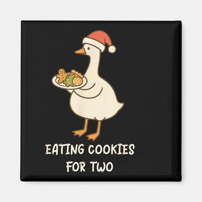 Imán Funny Goose Pregnancy Pregnant Announcement To Hus (Frente)