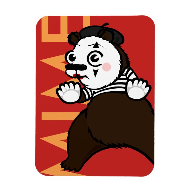 IMÁN FUNNY GRIZZLY BEAR MIME VERTICAL MAGNET (Vertical)