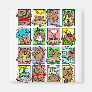 Imán Funny Groundhog Day Personalizados
