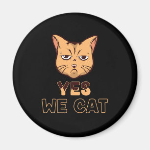 Imán Funny Grumpy Cat Face Animals Kitten Dueño