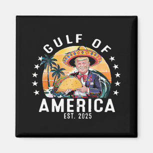 Imán Funny Gulf Of Us.america Est 2025 Presidente Trump