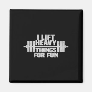 Imán Funny Gym Pun Halterofilia Equipo muscular