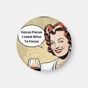Imán Funny Halloween Design: Hocus Pocus