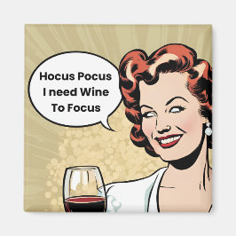 Imán Funny Halloween Design: Hocus Pocus