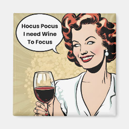 Imán Funny Halloween Design: Hocus Pocus