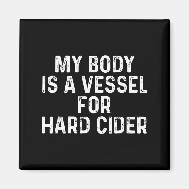 Imán Funny Hard Cider  (Frente)