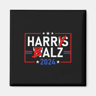 Imán Funny Harris W 24 Harry B 2024 Meme Democratics Vo