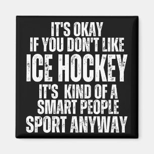 IMÁN FUNNY ICE HOCKEY DICE REGALO