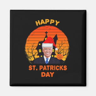 Imán Funny Joe Biden St Patrick Navidades Joe Biden Hal