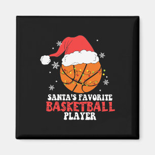 Imán Funny jugador de baloncesto Navidades amante del b
