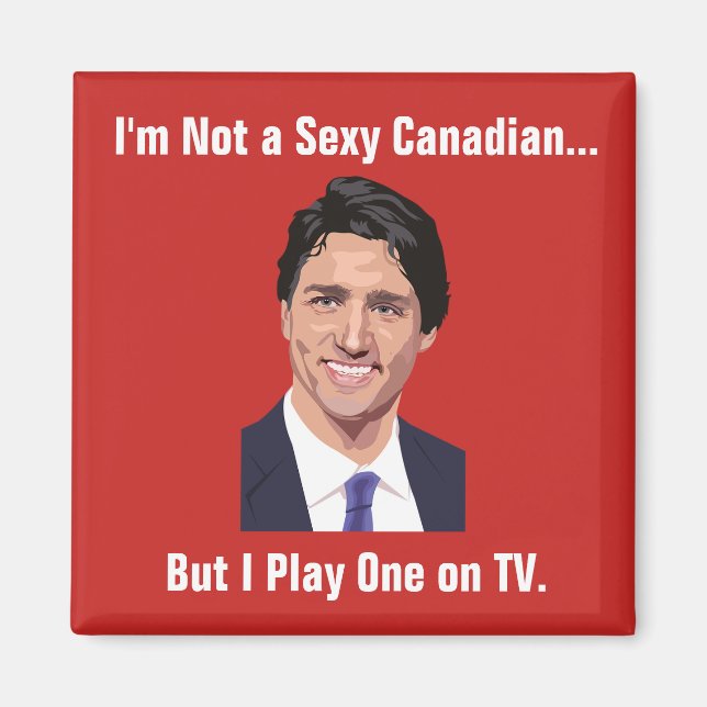 Imán Funny Justin Trudeau (Frente)