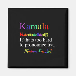 Imán Funny Kamala Harris 2024 Señora Presidenta Harris