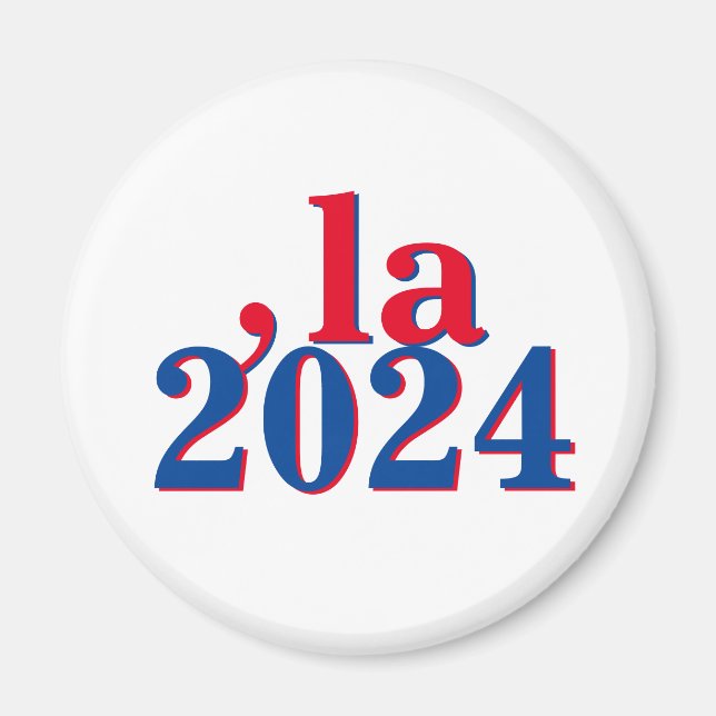 Imán Funny Kamala Harris Comma La 2024 (Frente)