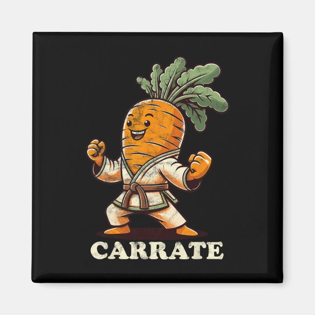 Imán Funny Karate Carrate Carrate Trainer Karate (Frente)