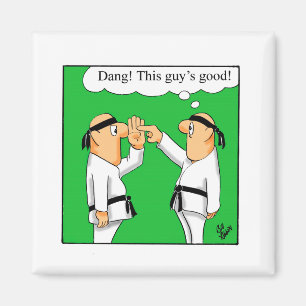 Imán Funny Karate Humor Magnet