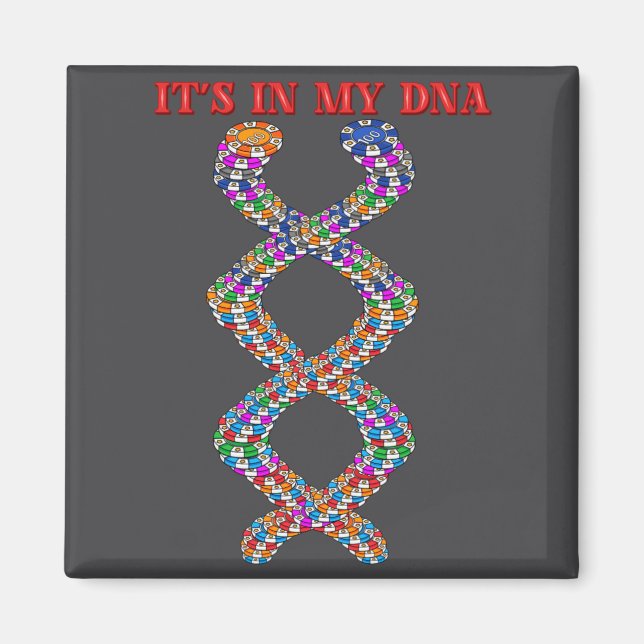 Imán Funny Ker Player Texas Holdem Casino Ker  (Frente)