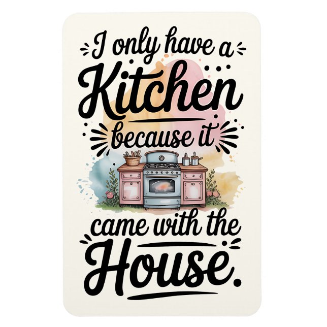 Imán Funny Kitchen Magnet - Perfecto regalo para los du (Vertical)