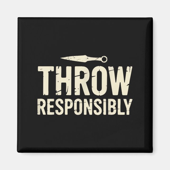 Imán Funny Knife Throwing  (Frente)