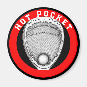 Imán Funny Lacrosse Goalie Gift