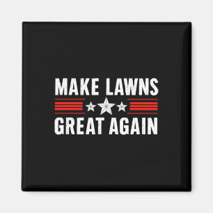 Imán Funny Lawn Mower Dad Dad Gardener hace de los césp