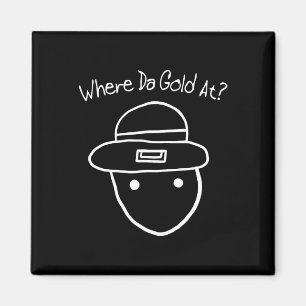 Imán Funny Leprechaun Amateur Sketch Meme Irish St Patr