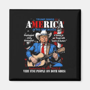 Imán Funny Liberal Anti-Trump Tour Shirt American Usa F