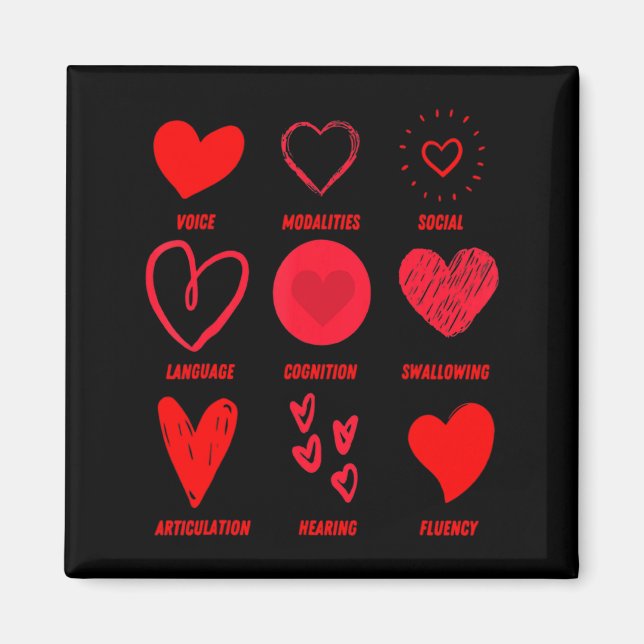 Imán Funny Lsp Speech Language Pathologist Valentines  (Frente)