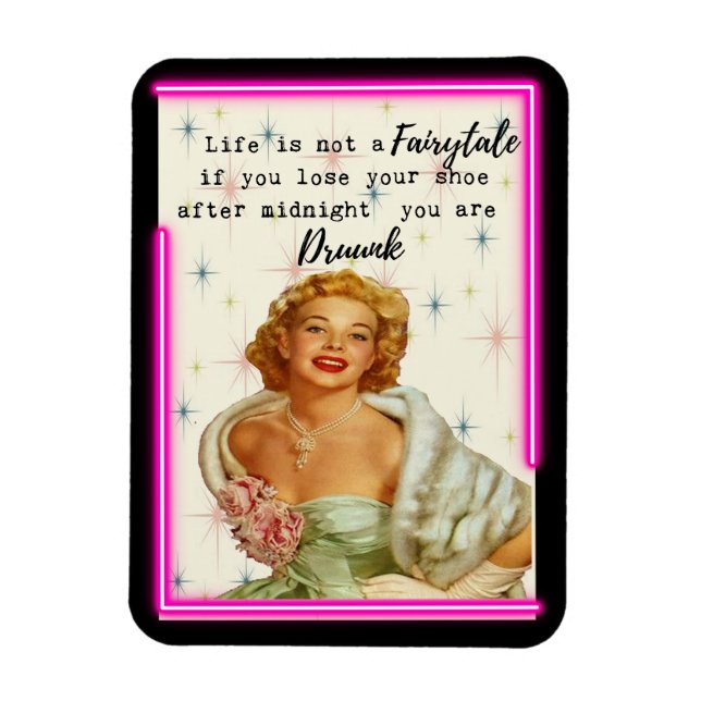 Imán Funny Magnet Best Friend Gift "Fairytale" (Vertical)