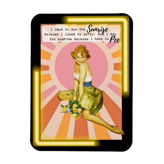 Imán Funny Magnet Best Friend Gift "Sunrise" (Vertical)