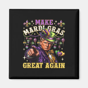Imán Funny Mardi Gras Donald Trump Mardi Gras Estadouni
