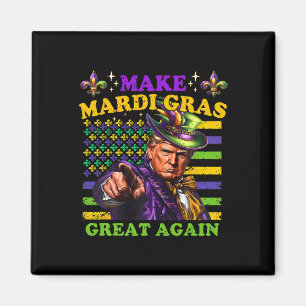 Imán Funny Mardi Gras Donald Trump Mardi Gras Estadouni