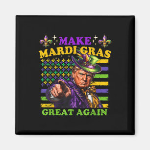 Imán Funny Mardi Gras Donald Trump Mardi Gras Estadouni