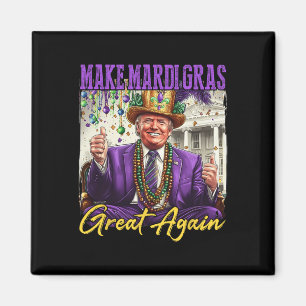 Imán Funny Mardi Gras Donald Trump Mardi Gras Estadouni