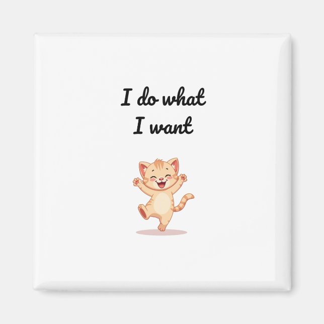 Imán Funny Meme Illustration Magnet (Frente)