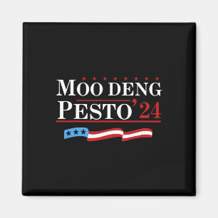 Imán Funny Moo Deng Pesto 24 Penguin Ba