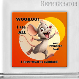 Imán Funny Mouse Diet Magnet
