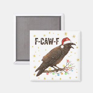Imán Funny Navidades Crow Raven F-CAW- F