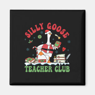 Imán Funny Navidades Santa Silly Goose Teachclub Ani