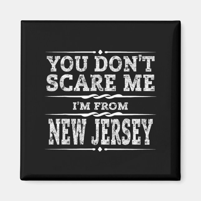 Imán Funny New Jersey Home Garden State Gift  (Frente)