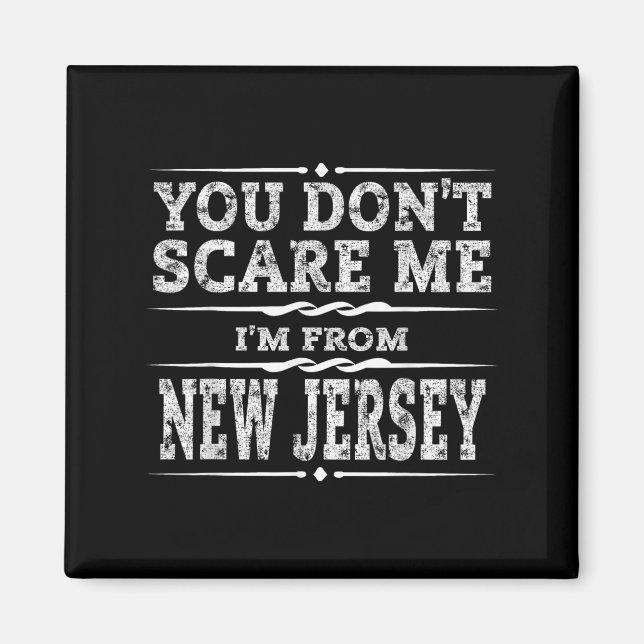 Imán Funny New Jersey Home Garden State Gift  (Frente)