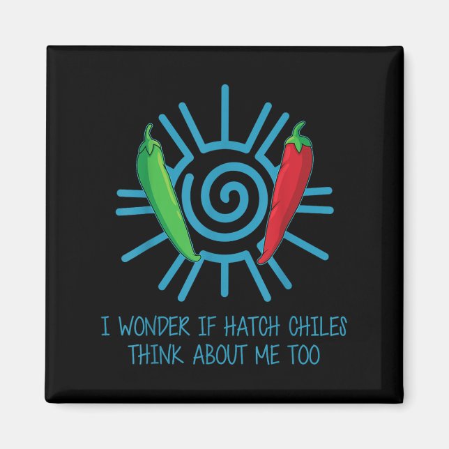 Imán Funny New Mexico Peppers Hatch Chili  (Frente)