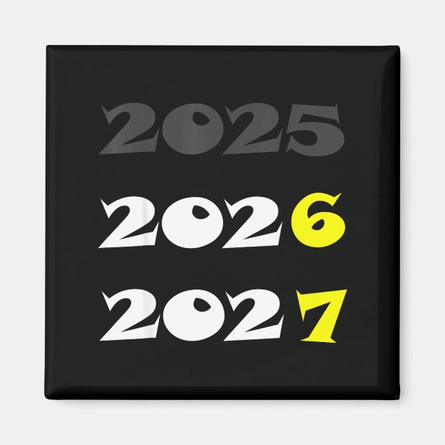Imán Funny New Year 2026 Six Seven 67 Meme  (Frente)