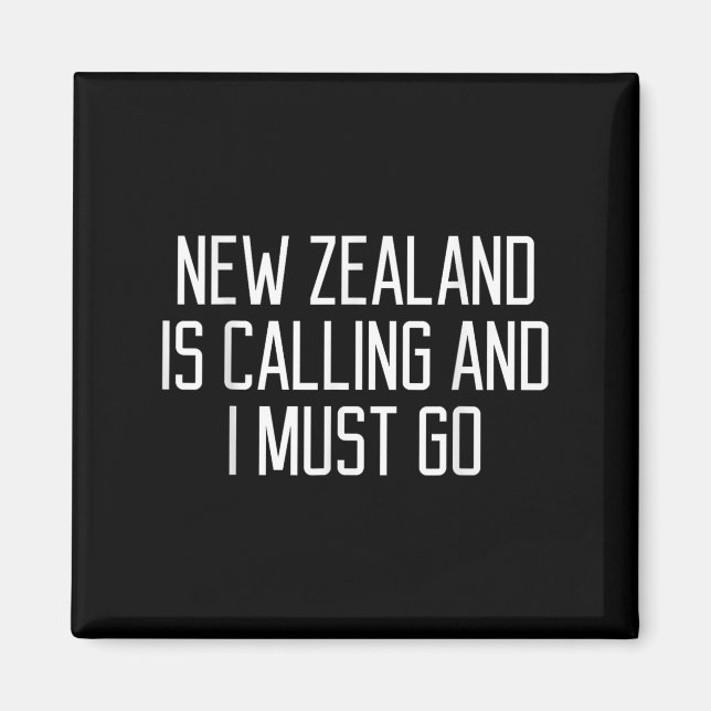 Imán Funny New Zealand Quote  (Frente)