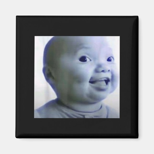 Imán Funny Niche Baby Gen Z Meme Ai Viral Giggling Ai L (Frente)