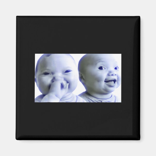 Imán Funny Niche Baby Gen Z Meme Ai Viral Giggling Ai L (Frente)