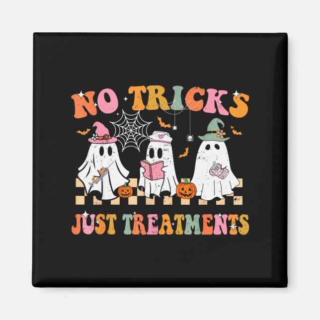 Imán Funny Nurse Ghost For Scrub Life &amp; Nursing Hal (Frente)