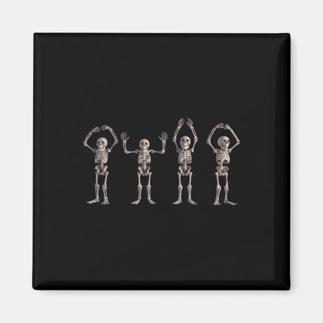 Imán Funny O-h-i-o Skeleton Lover Ohio Halloween (Frente)