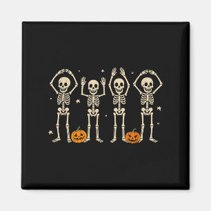 Imán Funny O-h-i-o State Skeleton Ohio Halloween Vintag